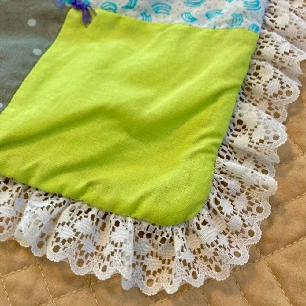 Handmade brightly colored